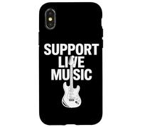 Soporte Música en vivo Banda local Música local Soporte Música en vivo Carcasa para iPhone X/XS