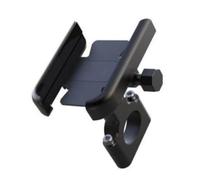 Soporte navegación motocicleta Soporte Para Teléfono Espejo Manillar Compatible Teléfonos Inteligentes Entre 3,0 Y 6,5 Pulgadas Para Bicicleta Motocicleta GPS(Black)