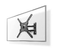 Nedis Soporte de pared para TV TVWM1530BK 23-55" con movimiento completo