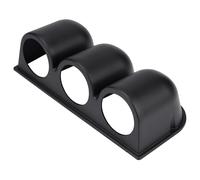 Soporte Negro para Medidor de Medidor de Tablero Triple, Visualización a Nivel de Ojos para Medidores de 52 Mm/2 Pulgadas, Adecuado para Automóviles, Camiones, Barcos, Plástico ABS de Calidad