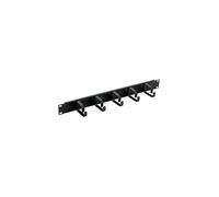 Soporte organizador de cables 1U para rack 19 I-CASE CABLE-BK5
