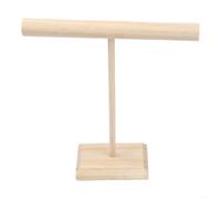 Soporte organizador de joyas minimalista de madera maciza, soporte de escritorio de diseño abierto para aretes, collares, pulseras, accesorios para el cabello, ahorro de espacio, decoración del hogar