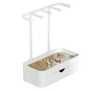 Soporte organizador de joyas, soporte de exhibición de collares - Elegante bandeja de almacenamiento para joyas,Cajón organizador de pulseras multifuncional para escritorio, tocador, dormitorio