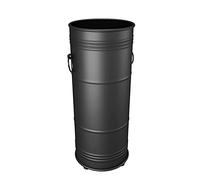 Soporte organizador de paraguas de metal con 4 ganchos, soporte de paraguas resistente para oficina, puerta delantera, patio, oficina (negro, 22 cm x 51 cm)