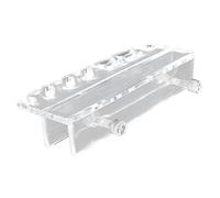 Soporte organizador de pinzas para soporte de herramientas para depósito de peces - Soporte de almacenamiento de acrílico para herramienta de limpieza de peces, Organ
