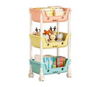 Soporte organizador de sala de juegos - Carro organizador de almacenamiento para juguetes, soporte de almacenamiento de esquina para juguetes | Soporte de almacenamiento de juguetes multicapa con