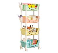 Soporte organizador de sala de juegos - Carro organizador de almacenamiento para juguetes, soporte de almacenamiento de esquina para juguetes | Soporte de almacenamiento de juguetes multicapa con