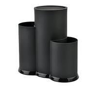 Soporte Organizador De Utensilios - Soporte Para Cubiertos De Madera, Estante De Almacenamiento De Varias Secciones | Contenedor Compacto Para Cubiertos De Encimera, Solución Para Cubierto De Mesa, A