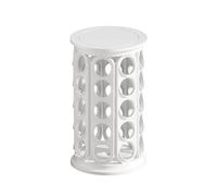 Soporte organizador giratorio de escritorio para cápsulas de café para Nespresso Vertuo y Original Line, capacidad de 40 cápsulas, base giratoria de 360 grados, ABS, negro o blanco