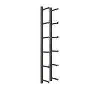 Soporte organizador grande para esterilla de yoga, soporte de pared de 6/9 niveles, estante multiusos para estudios, gimnasio, garaje, (tamaño: 75 cm/29.5 pulgadas) (165 cm)