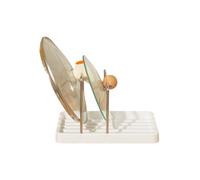 Soporte Organizador para de Ollas y Sartenes | Almacenamiento de Encimera que Ahorra Espacio con Bandeja de | Estante de Almacenamiento para de Ollas de Cocina,Para Utensilios Fogon Encimera Tabla Cor