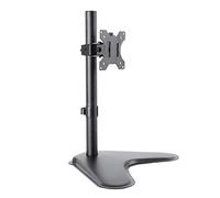 Soporte para 1 Monitores para 13”-32” Pantallas, Soporte Dos Monitores con Construcción Robusta, Brazo Monitor - Inclinación Ajustable ±45º/Giro 360º/Rotación 360º/Peso hasta 8KG/ VESA 75 y 100mm