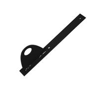 Soporte para 1 tubo antinieve - Para cubiertas planas: bitumen, chapa, tejas asfálticas (RAL 9005 Negro)