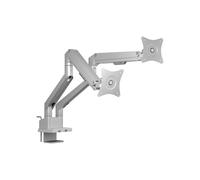 Soporte para 2 monitores - ICY BOX - IB-MS524-T - Ajustable en Altura - Aluminio/Acero - VESA 75x75/100x100
