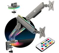 Soporte para 2 monitores para juegos 17-32" RGB LED Lighting NanoRS