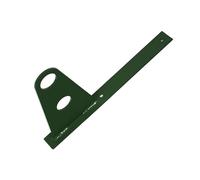 Soporte para 2 tubo antinieve - Para cubiertas planas: bitumen, chapa, tejas asfálticas (RAL 6020 Verde oscuro)