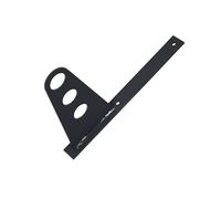 Soporte para 3 tubo antinieve - Para cubiertas planas: bitumen, chapa, tejas asfálticas (RAL 7016 Antracita)