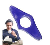 Soporte para abridor de libros, esparcidor de páginas de libros, Accesorios de lectura de marcapáginas de resina, Soporte de página de libro de pulgar hecho a mano para lectores, amantes de los