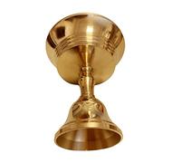 Soporte para Aceite latón | Ghee Mantequilla portavelas Golden Cup Candle Candlstick Candlstick candelabro Tibetano Budista, portavelas para Ceremonias en el Altar del Templo la luz