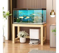 Soporte para Acuario De Madera Maciza, Mueble para Acuario, Soporte for Plantas De Interior, Estante Multiusos,A,120X45X50CM(47X17X19IN)