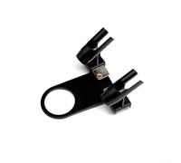 Soporte para aerógrafo para montaje de compresor, capacidad para 2 aerógrafos, construcción de metal y plástico, accesorio de soporte compacto para artistas y aficionados