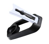 Soporte para afeitadora eléctrica, soporte para afeitadora de ducha, soporte para afeitadora con 1 cepillo de limpieza, soporte base antideslizante plegable para la mayoría de las afeitadoras