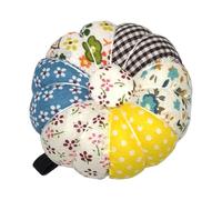 Soporte para agujas de coser 2 en 1 con correa elástica, organizador de herramientas, almacenamiento integrado, diseño de calabaza, para manualidades y tejer ayudas para principiantes, adolescentes