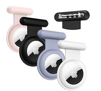 Soporte para Airtag Apple para niños, Paquete de 4 Fundas de rastreador GPS, Las Etiquetas de Aire Ocultas con Pin Son aptas para niños, Ancianos, Mochilas, Equipaje.
