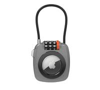 Soporte para AirTag con Candado de Combinación UP Security, Compatible con Estuche de Apple AirTag, Soporte para AirTag para Equipaje, Mochila, Maletero, Taquilla, Caja Fuerte de Viaje