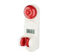 Soporte para alcachofa de ducha, indicador de temperatura con y soporte ajustable, soporte de ducha de mano para baño, hogar, inodoro, apartamento, hotel, comercio, niños, adultos