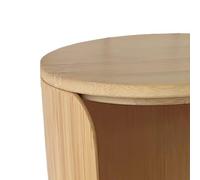 Soporte para almohadilla de algodón - Almacenamiento respetuoso con el medio ambiente para el tocador | Organizador para almohadillas desmaquillantes de 10 cm de diámetro | Para estante de baño
