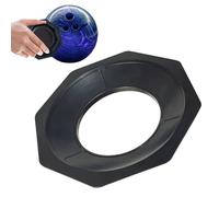 Soporte para almohadilla de lijado de bolas de bolos, amortiguador esférico, 1 unidad, herramienta universal de precisión estable para arenar, pulidora con placa de agarre, atletismo, estropajo para