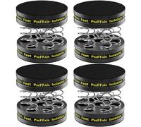 Soporte para altavoces HiFi con almohadillas de aislamiento para altavoces, pies de alta fidelidad, pies de dispositivo, amortiguador, posavasos con goma antideslizante para amplificador, subwoofer y