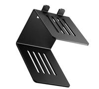 Soporte para altavoces que ahorra espacio, eleva el rendimiento acústico, diseños ergonómicos con estanterías, altavoces para uso en casa y oficina, estante de escritorio de acero al carbono