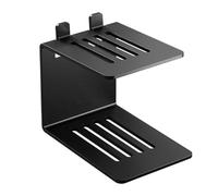 Soporte para altavoces que ahorra espacio, eleva el rendimiento acústico, diseños ergonómicos con estanterías, bocinas, uso en casa, oficina, base minimalista