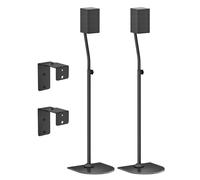 Soporte para Altavoces Samsung - Soporte de Piso Ajustable 33" a 42" para Altavoces Surround Samsung, con Opciones de Montaje en Pared, Ideal para Altavoces Traseros