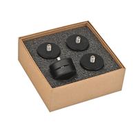 Soporte para altavoz de alta fidelidad con amortiguación de impactos, amplificador, tubo de audio, reproductor de CD, almohadilla antideslizante