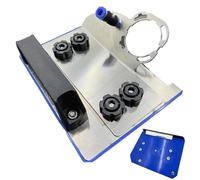 Soporte para amoladora angular, soporte para cortador de ángulo, soporte de chaflán de acero inoxidable para máquina de moler, herramienta de biselado de azulejos, soporte de corte resistente para