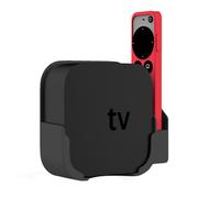 Soporte para Apple TV para montaje en pared, compatible con todas las generaciones. Diseñado en EE. UU. Sistema de gancho de ventilación patentado.