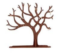 Soporte para árbol de joyería Soporte de joyería árbol pendientes madera Vintage, diseño rama creativa, decoración exhibición escritorio for el hogar, organizador Retro