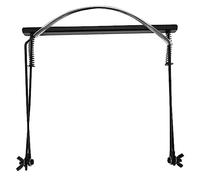 Soporte para Armónica de 24 Agujeros, Soporte Ajustable de Cuello, Accesorios para Instrumento de Viento - Alta Estabilidad, Material de Aleación Metálica, Ligero y Portátil (24 hoyos negro)