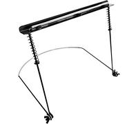 Soporte para armónicas con soporte ajustable para el cuello, color negro (24 agujeros)