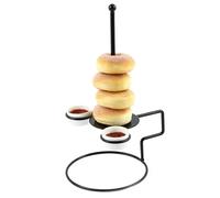 Soporte para Asar Pollos para Asar, Asar Pollo Entero, Soporte para ahumar con Tazas de Salsa, Asar Acero Inoxidable