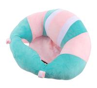Soporte para Asiento Infantil Baby Verde de Felpa Antideslizante | Nursery y Salón, Forma Adorable, Mantiene al Ñiño Cómodo al Sentarse y Evita Rodar