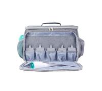 Soporte para aspiradora para aseo de perros - de transporte de gran capacidad para kit de aseo de animales - protectora para aspiradora de perro, esquiladoras, cepillo