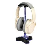 Soporte Para Auriculares Con Puertos De Carga - Colgador Para Cascos Con Iluminación RGB,Soporte Para Auriculares De Escritorio Con Cargador | Para Mesa Escritorio Encimera Estantería Oficina Dormitor