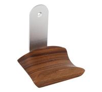 Soporte para auriculares de audio, estudio y juegos de PC, madera de nogal con acabado de primera calidad y diseño protector, soporte universal.