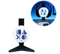 Soporte para auriculares PlayStation con luz - Producto oficial, soporte para auriculares de configuración de juego, regalo para gamers, alimentado por USB