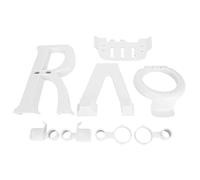 Soporte para Auriculares VR y Soporte para Controlador, Soporte Universal para Pantalla VR para 2, Rift S, Valve Index, Reverb G2, diseño Profesional en Forma de V con (Blanca)