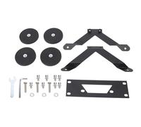 Soporte para automóvil para Mini Plato Ahorro de Espacio Adsorción Fuerte Kit de Montaje de Antena parabólica portátil para automóvil RV Barco Hecho de Material metálico ABS